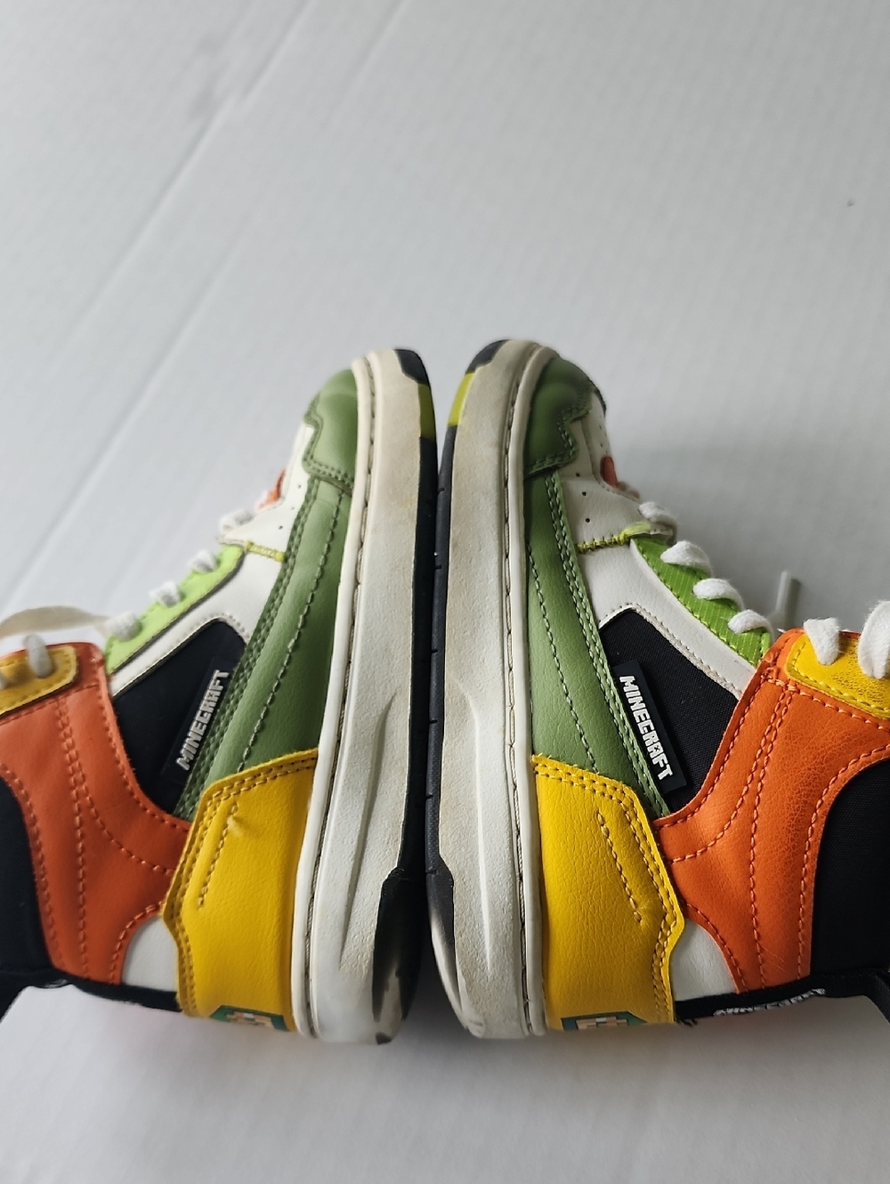 Rare Kids' Minecraft High-Top Sneakers Lace up/Zip Little Kids 11.5-12 - Picture 14 of 14